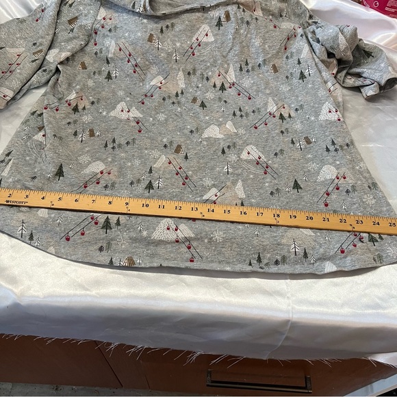 Plus size 3X  Holiday Penguin and Winter Scene Shirts. SET OF 2 SHIRTS - Picture 11 of 16